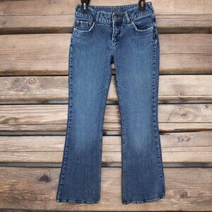 Vintage 90s‎ Silver Jeans Bitmap Mid Rise Bootcut Waist 29 Length 33